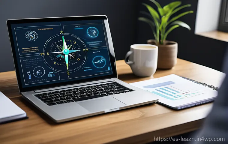 자기 주도 학습의 이론 및 실제 적용 - A diverse young adult, fully clothed in comfortable, modern attire, is seated at a minimalist desk i...