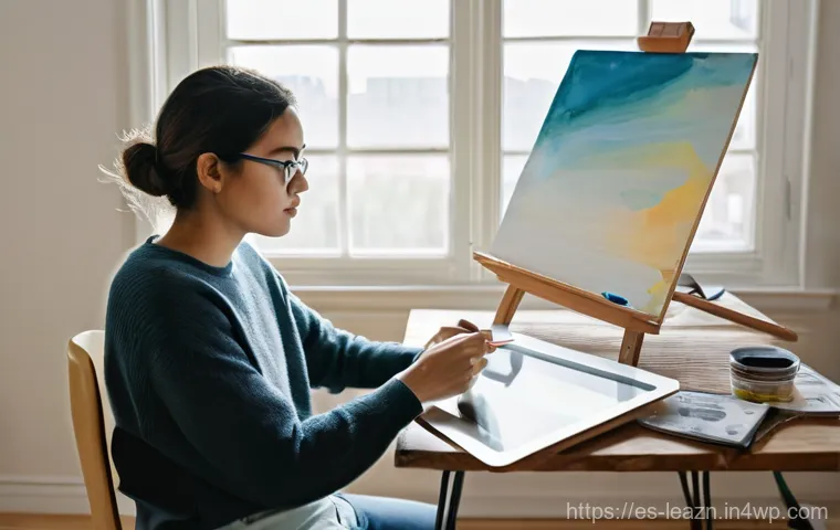 자기 주도 학습의 피드백 받는 법 - **Prompt:** A diverse group of creators and learners gathered in a bright, modern co-working space. ...